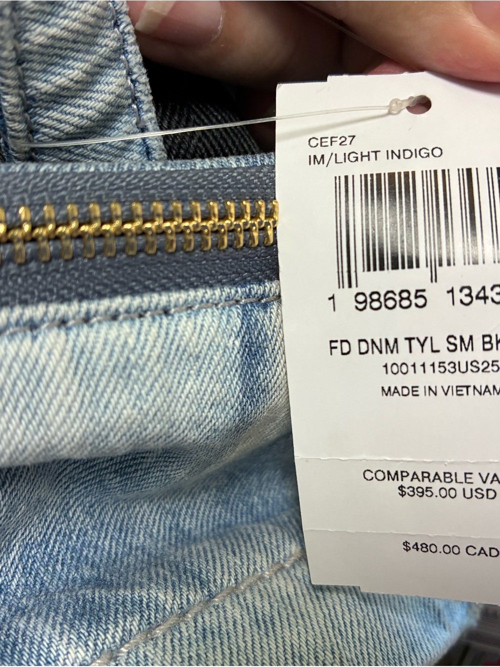 Coach Taylor Small Backpack in Loved Denim NWT - Picture 10 of 10